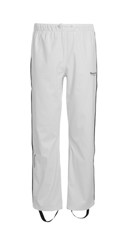 W-PROFIT MUDTROUSERS WHITE WITH BLACK STRIPE